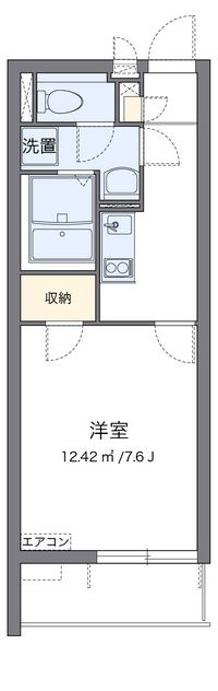 クレイノミュートス　テセラⅡ 間取り図