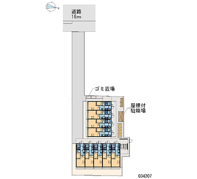 レオパレスＳＨＩＭＩＺＵ　Ｔ 区画図