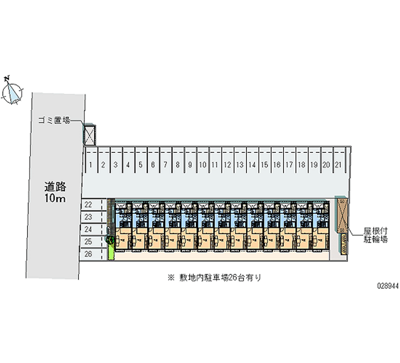 28944 bãi đậu xe hàng tháng