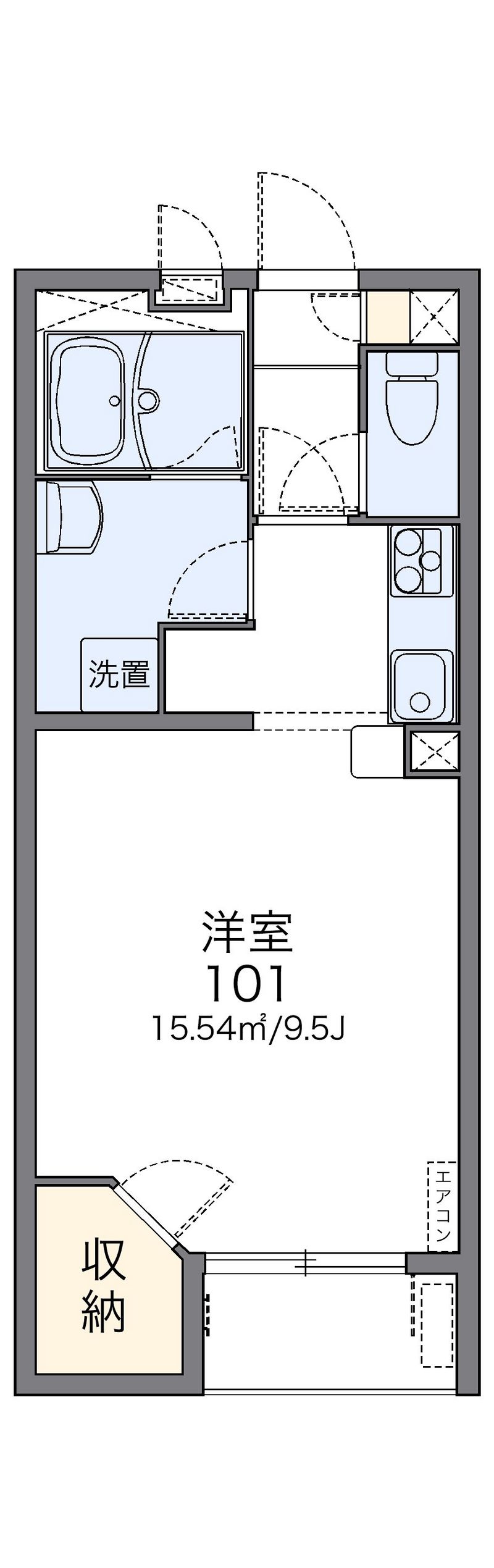 レオネクストブランジール森 間取図