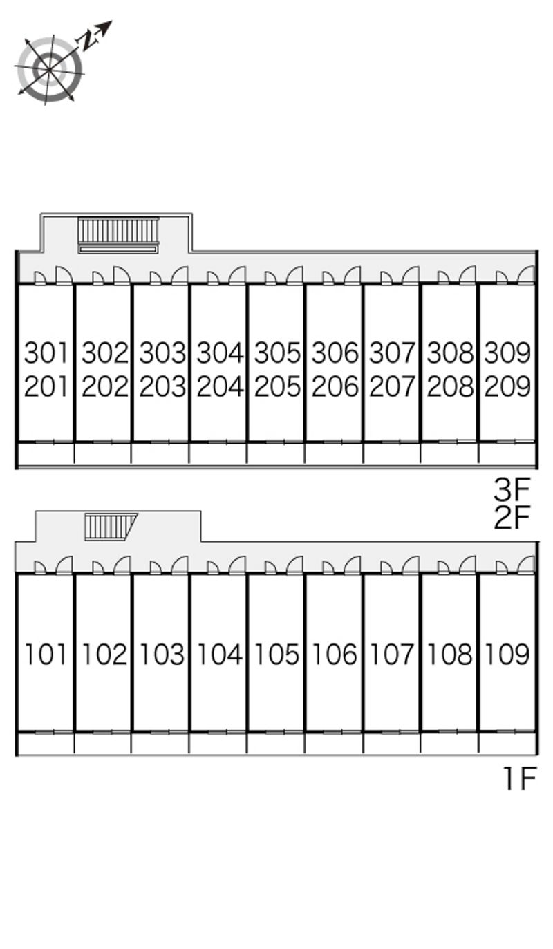 レオパレスアデッソⅤ 間取配置図