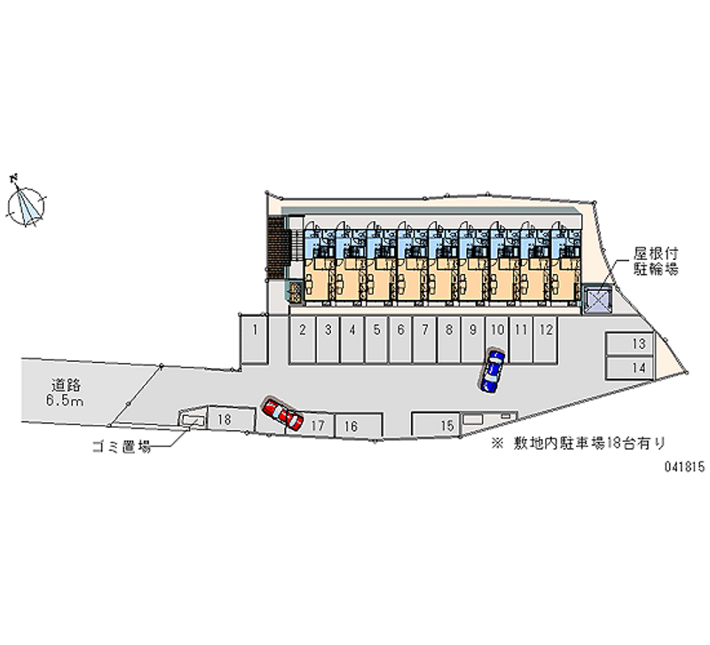 レオパレスエフ 月極駐車場