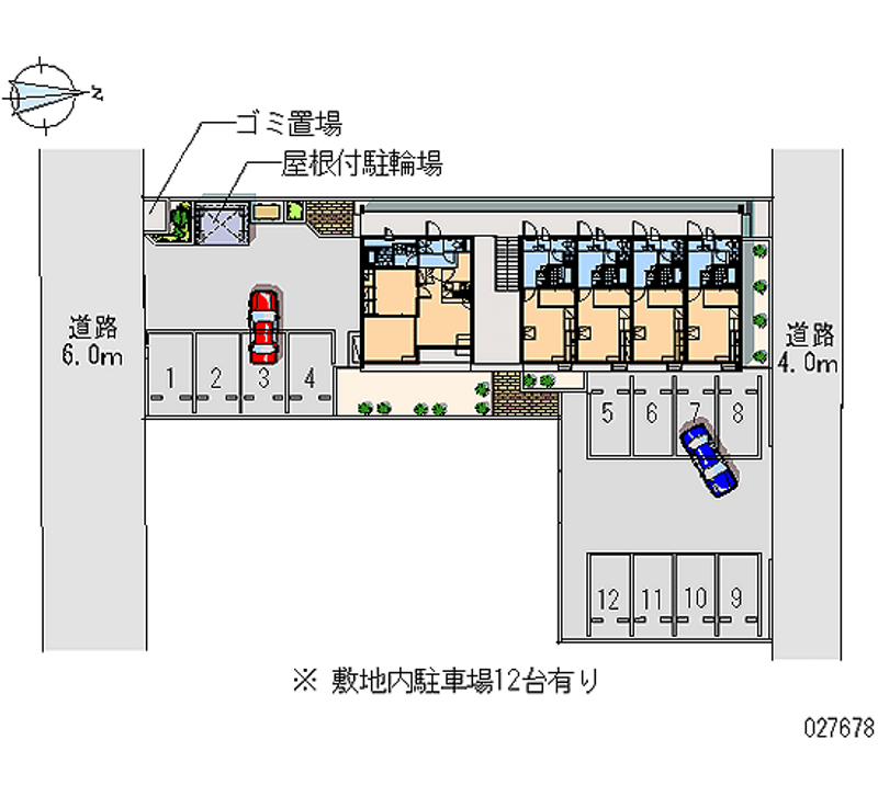 レオパレスアルカンシェル 月極駐車場