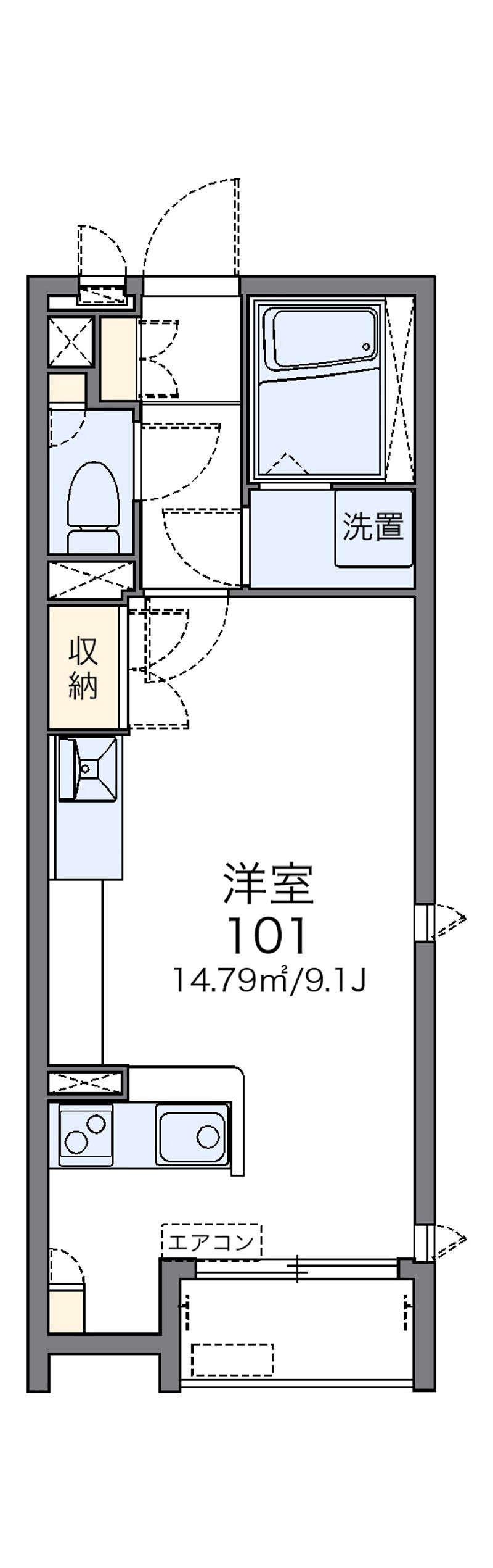 レオネクストシャルマン明花 間取図
