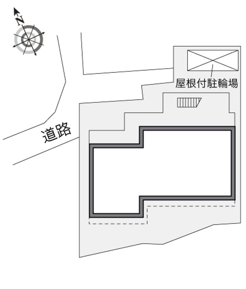 レオパレスアビテ岩見 配置図