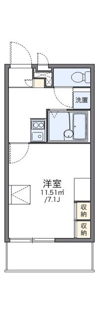 レオパレスマリオン 間取り図