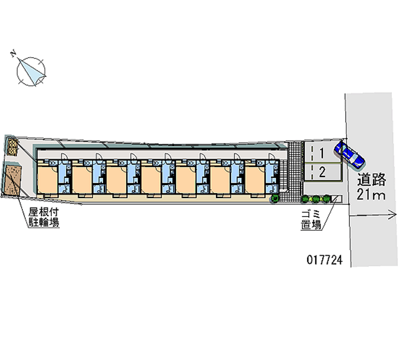 レオパレスＫ＆Ｒ 区画図