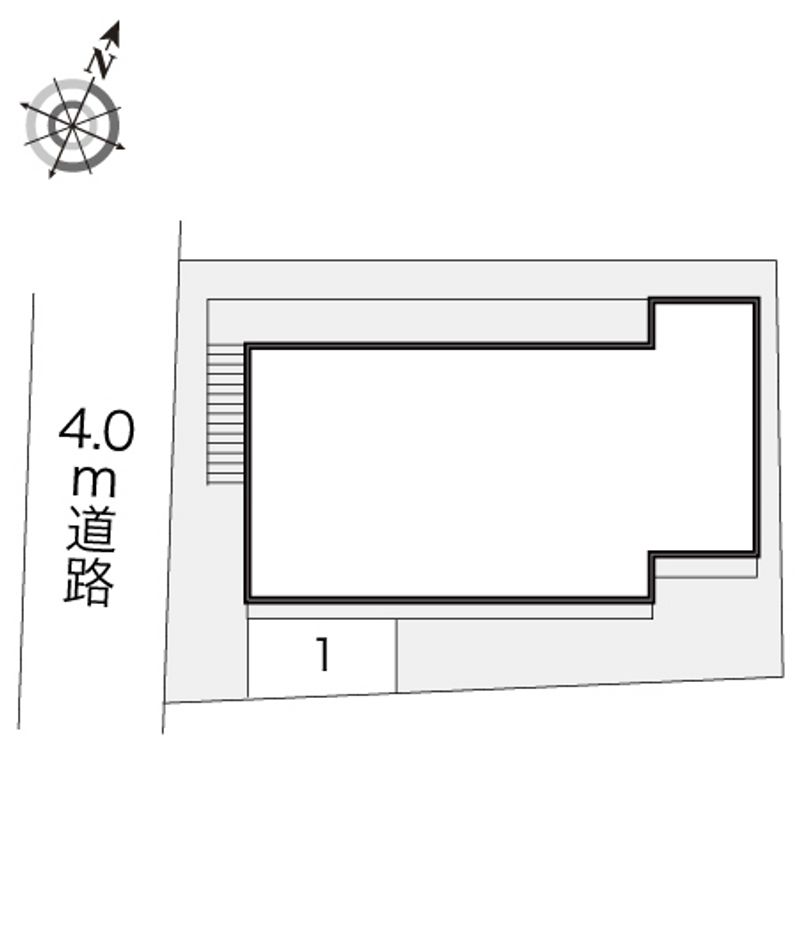 レオパレスマリーナ深江 配置図