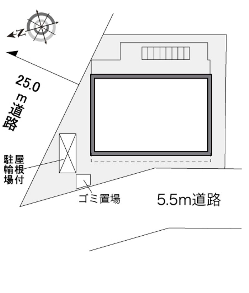 レオパレスＮＥＯ貫井町 配置図