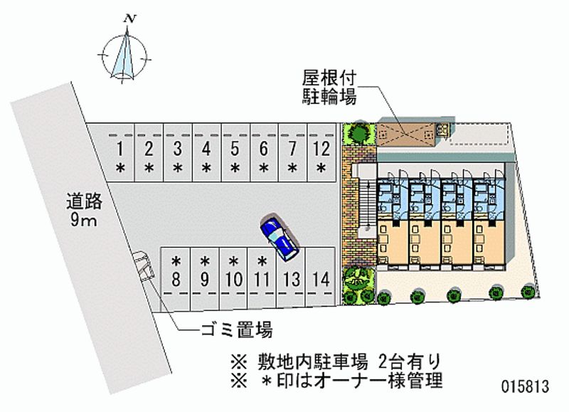 15813 Monthly parking lot