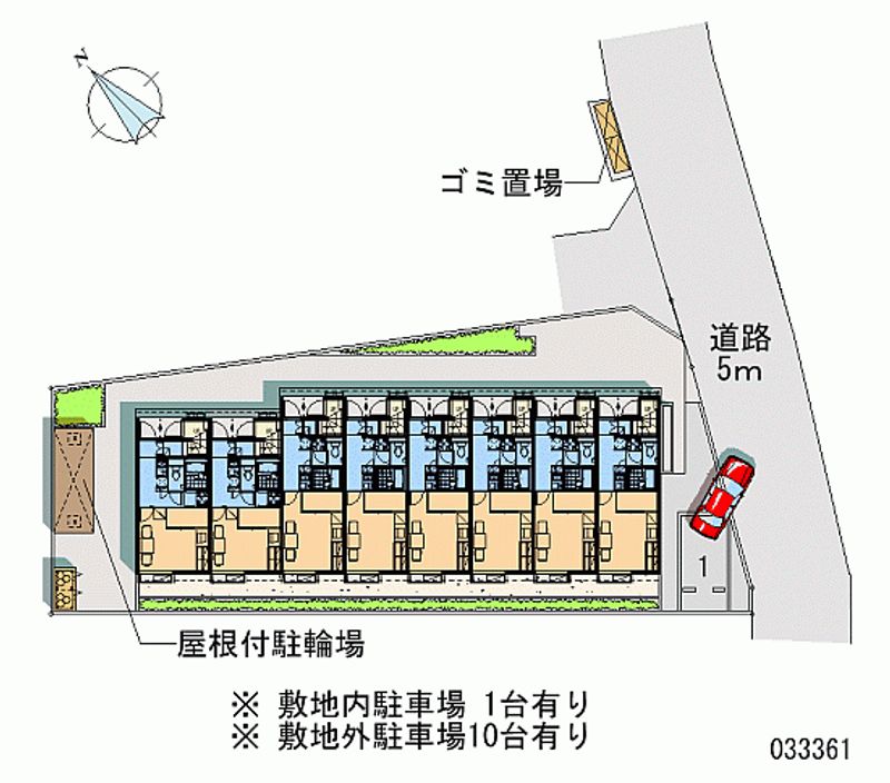 レオパレスヤマキ 月極駐車場