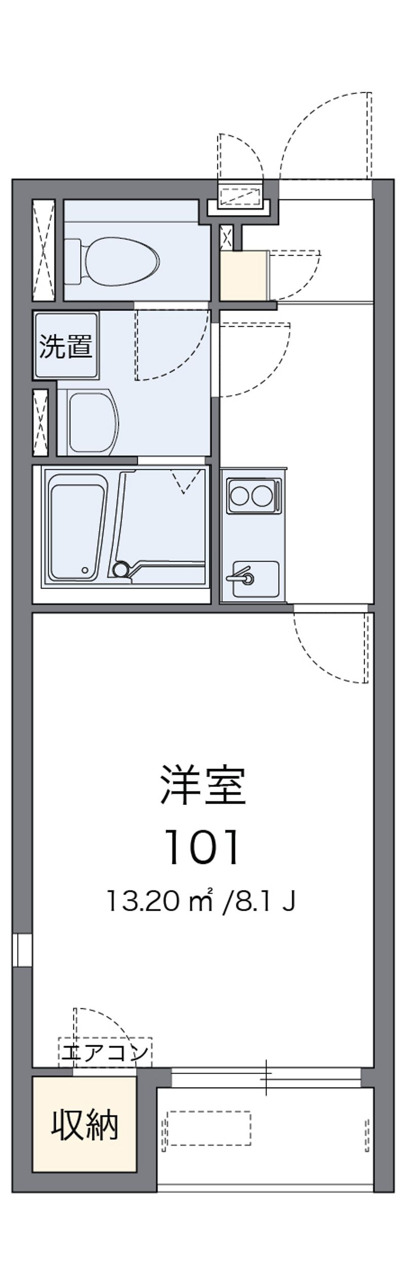 レオネクストウッドスクエア 間取図