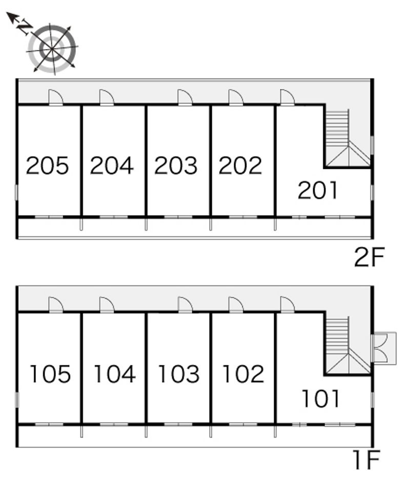 レオパレスセジュールⅠ 間取り配置図