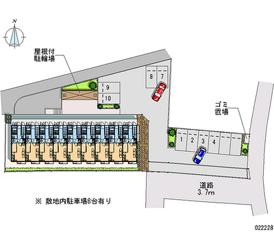 22228 Monthly parking lot