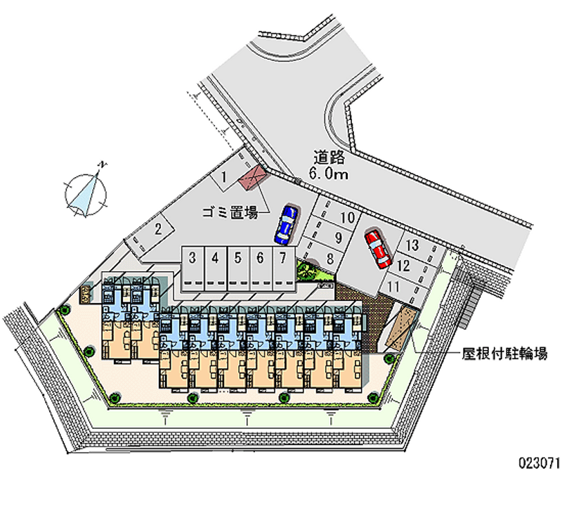 23071月租停车场