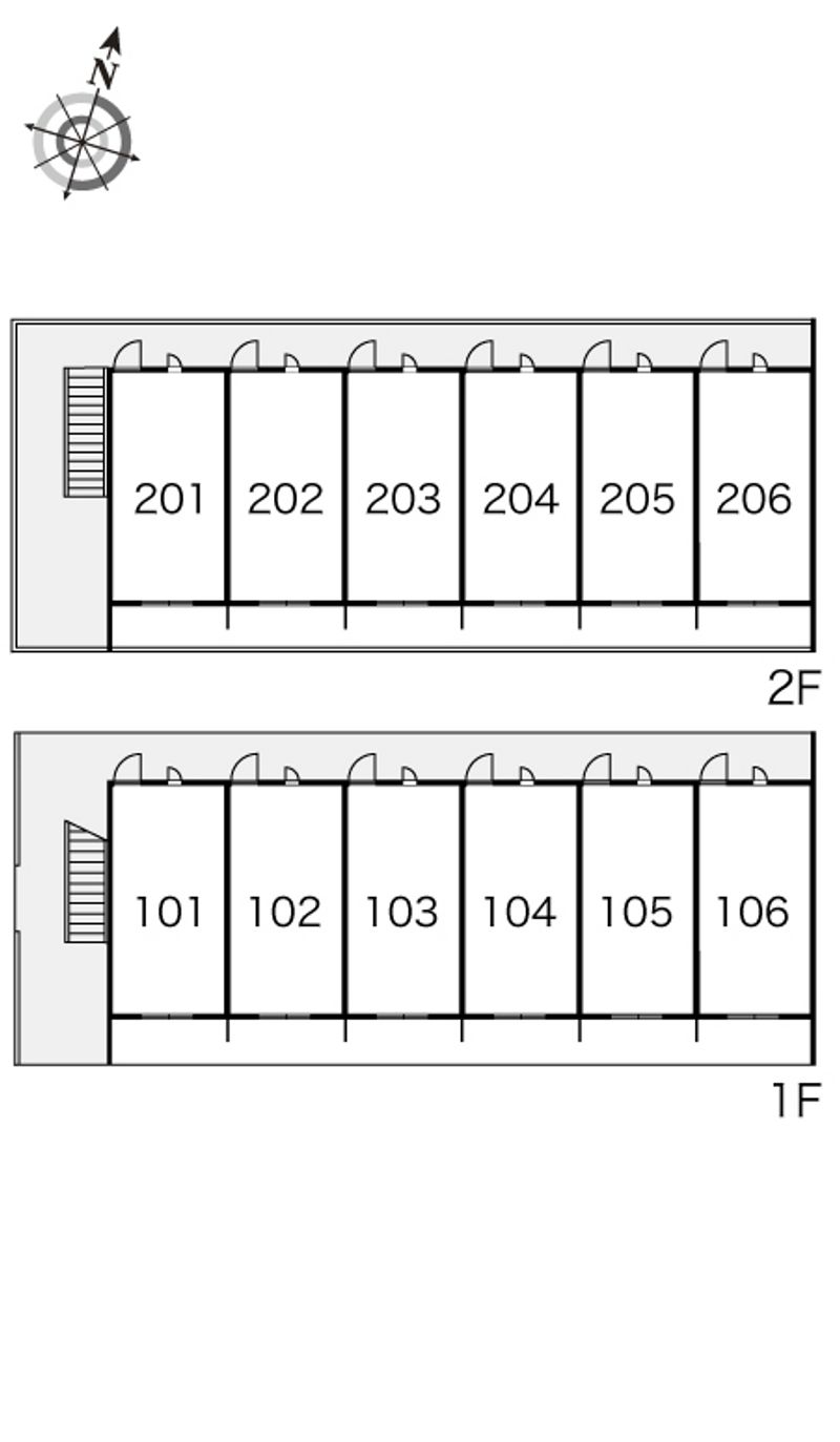 レオパレスシルバーストーン 間取配置図