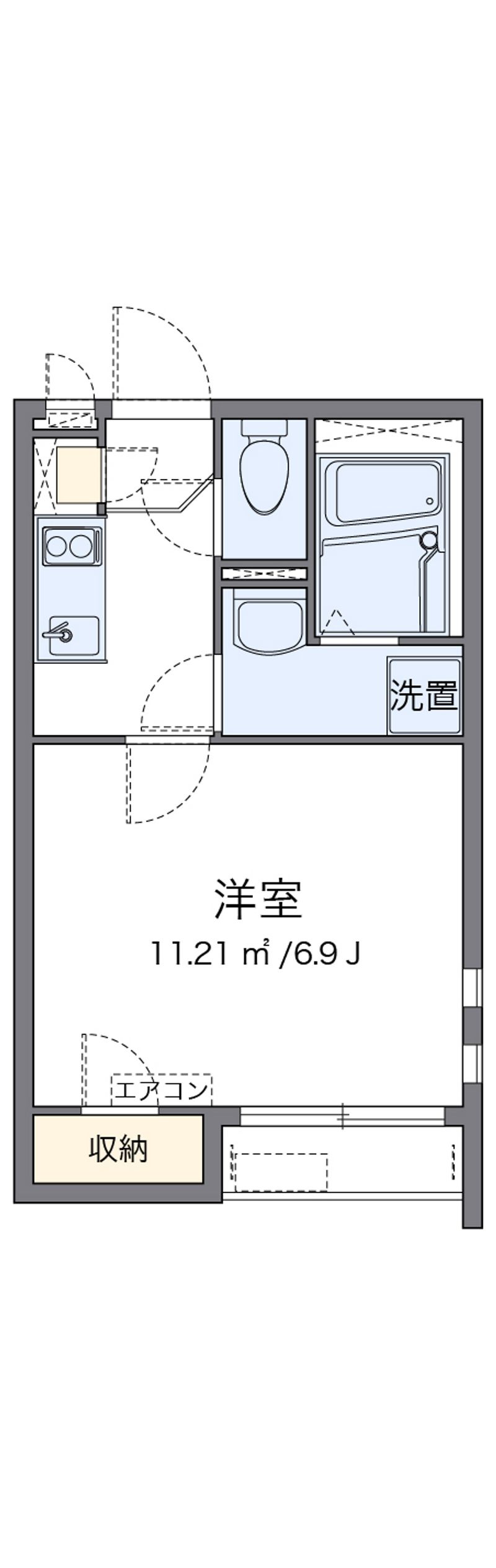 クレイノＮ　ｔｒａｙ 間取図