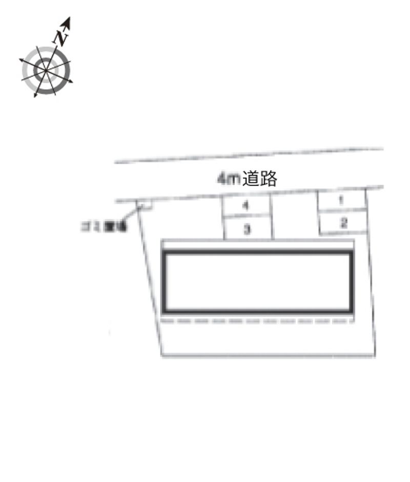 レオパレスラ・フォンティーヌ 配置図