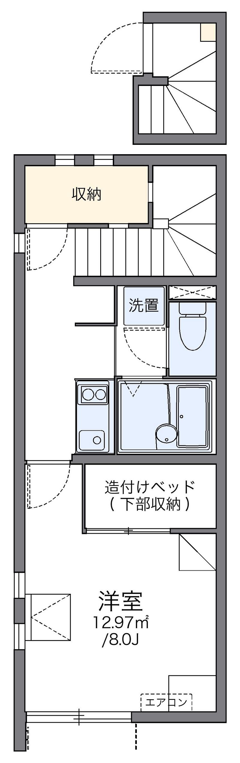レオネクスト昭和町Ⅱ 間取図