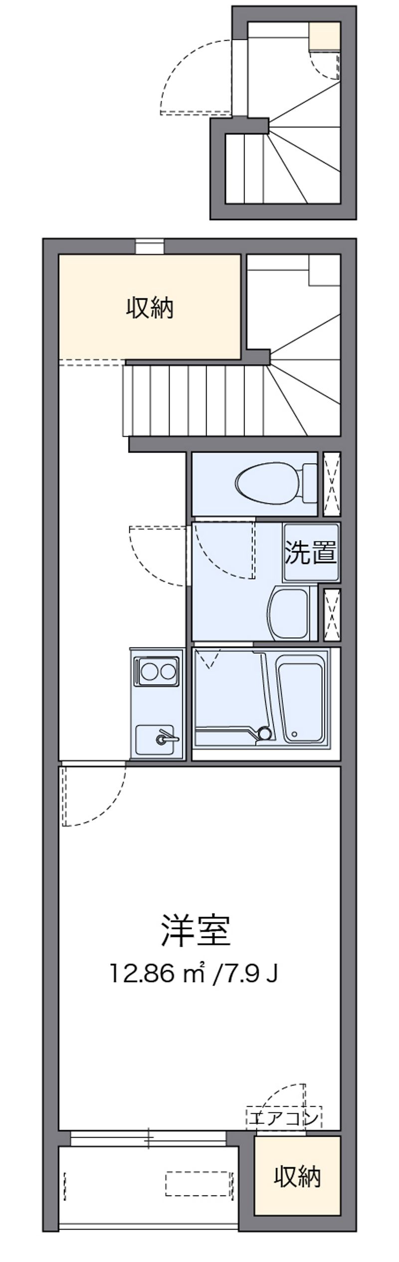 クレイノグレイス上津Ⅲ 間取図