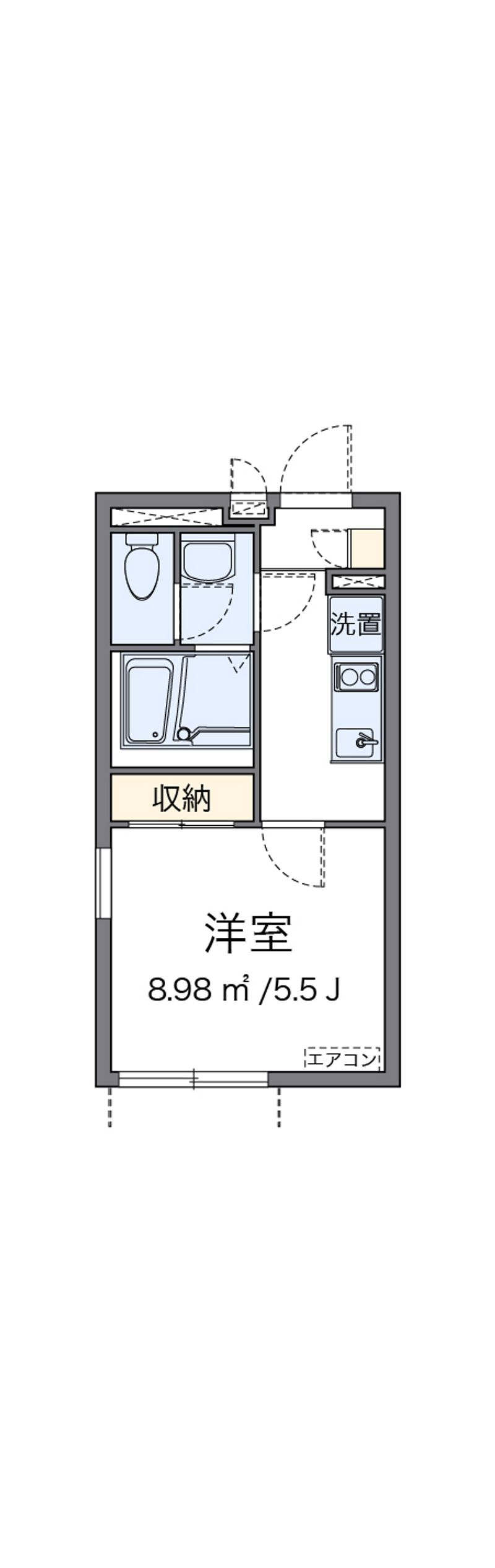 クレイノ笹塚南山 間取図