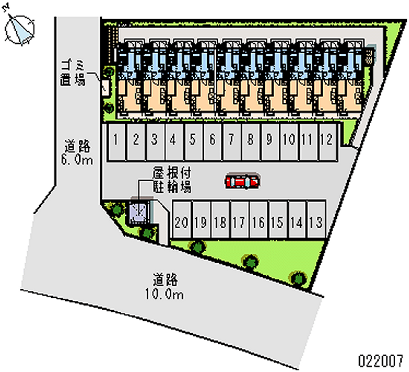 レオパレスソレイユ 月極駐車場