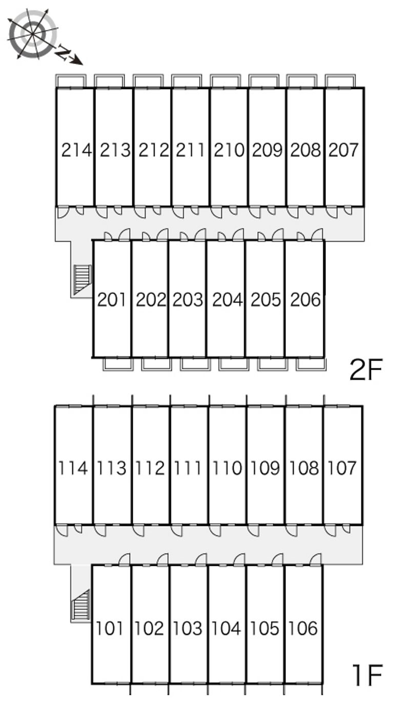 レオパレスＮｉｍｏ 間取配置図