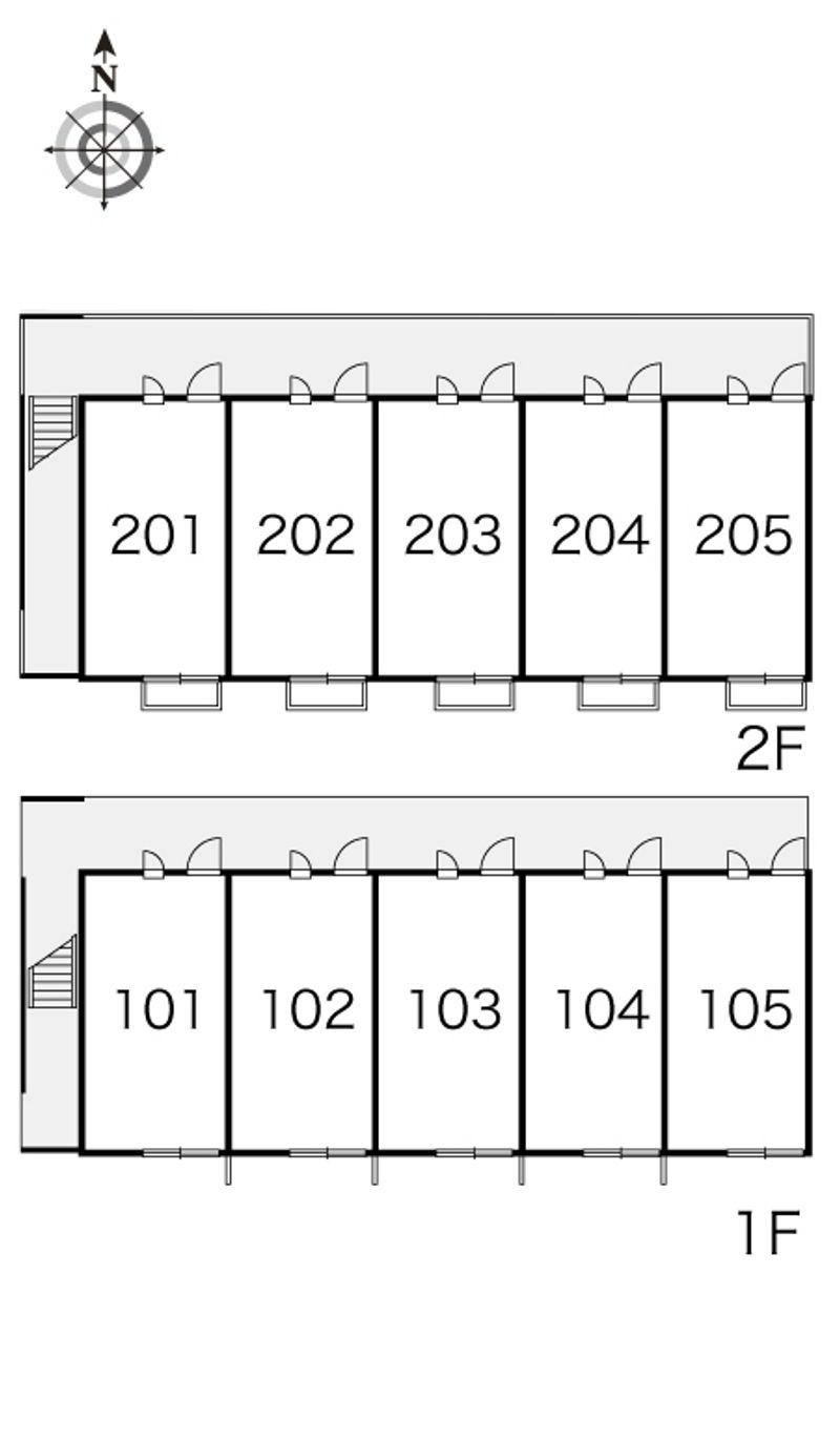 レオパレスアウルⅡ 間取り配置図