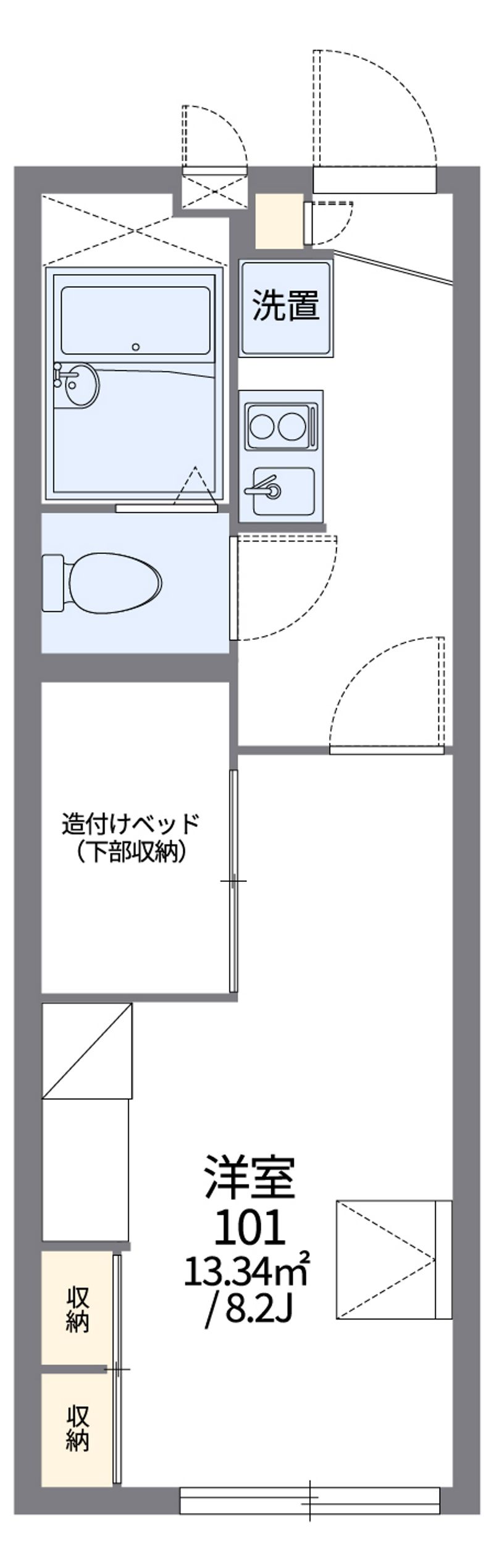 レオパレスｔｅｐｐｏ 間取図