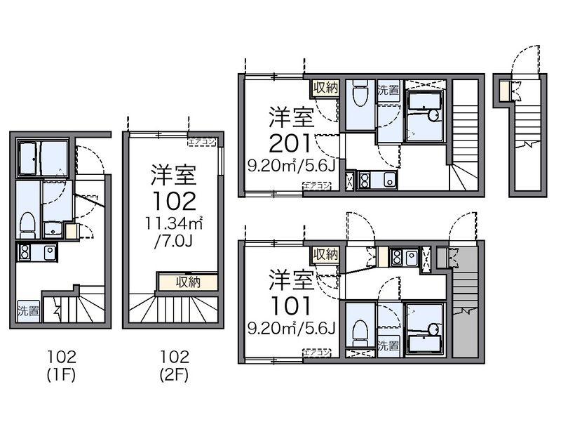 レオネクストシャルマン上北沢 間取図