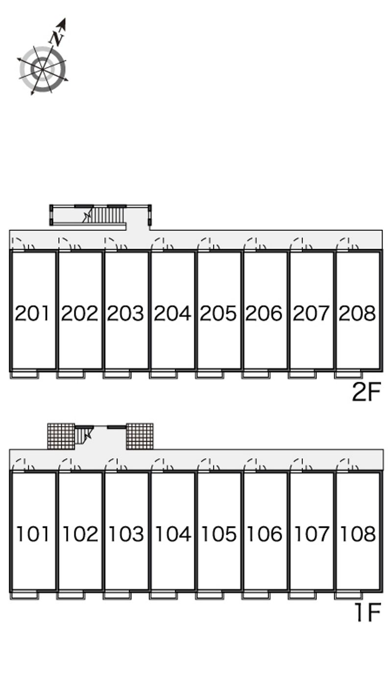レオネクストＬＡＮ 間取配置図