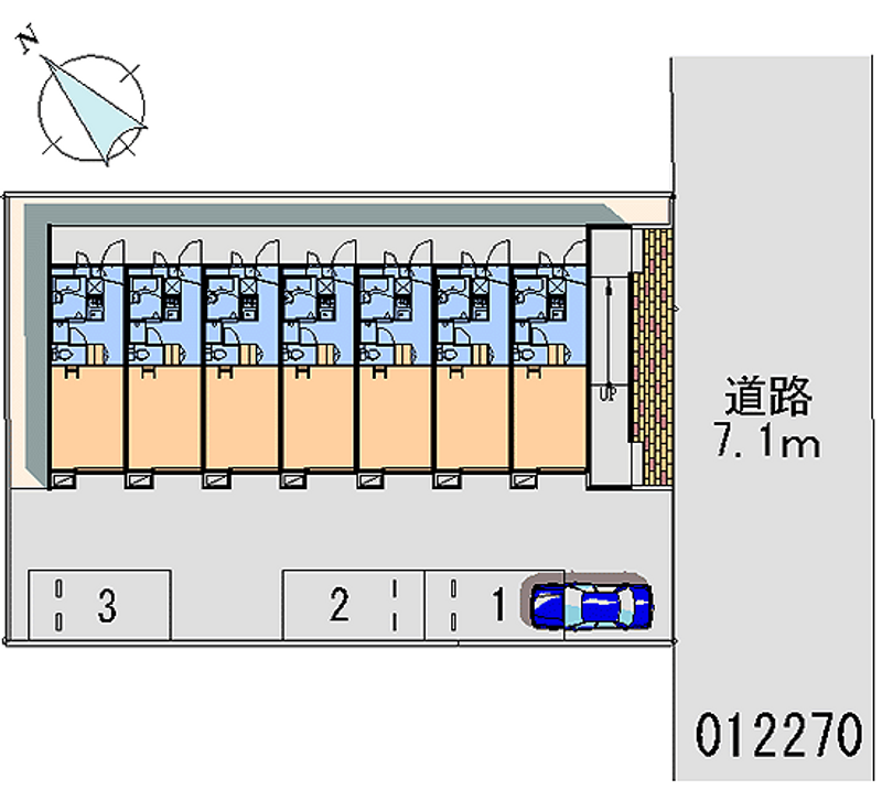 レオパレスＣｈｕｃｈｉｋｕ 月極駐車場