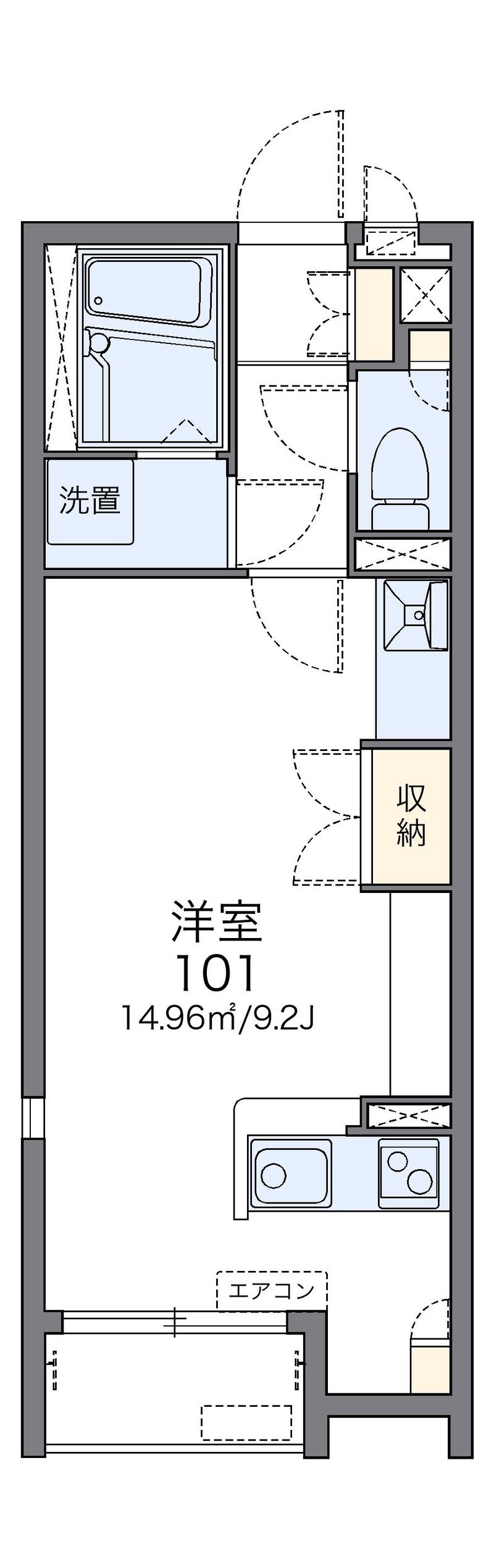 レオネクストドマーニ 間取図