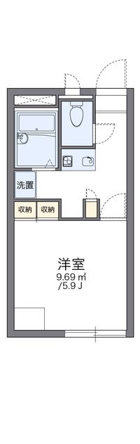 レオパレスパルク 間取り図