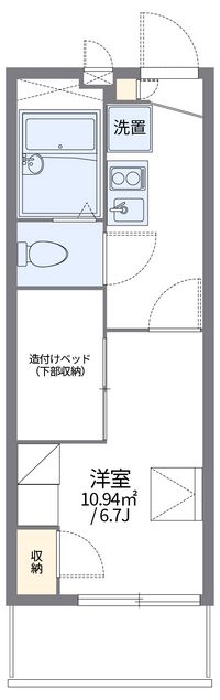 レオパレス西京 間取り図