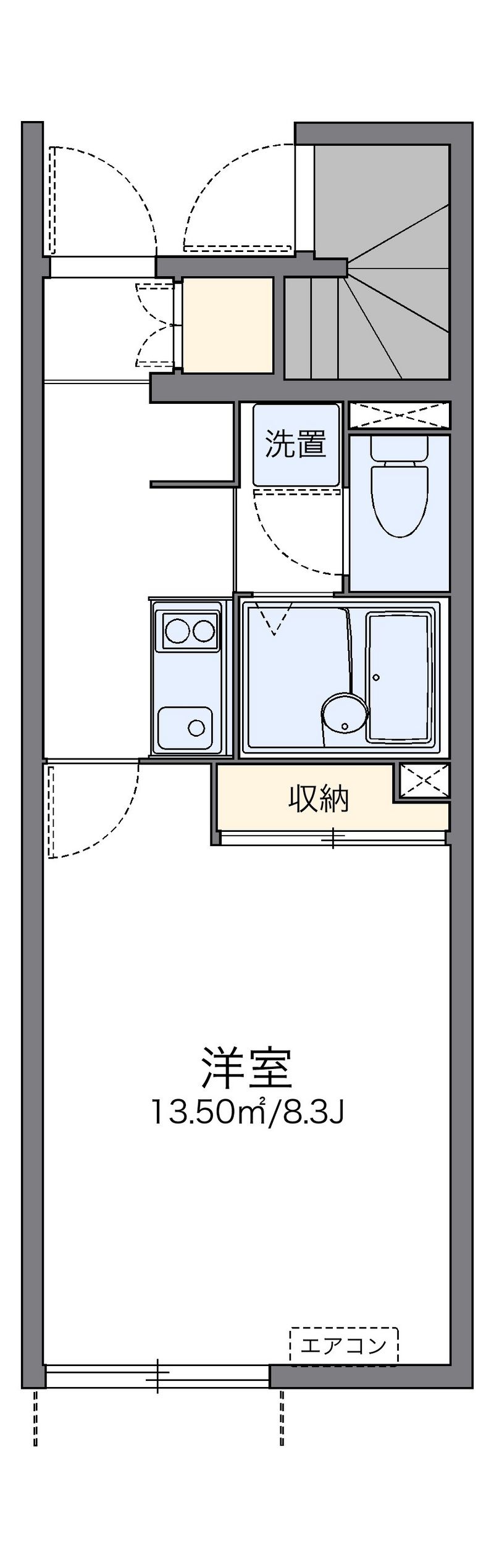 レオネクストやくまる 間取図