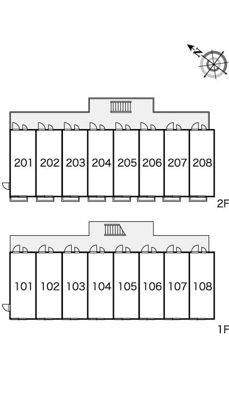 レオパレス高砂ＬＡ１ 間取配置図