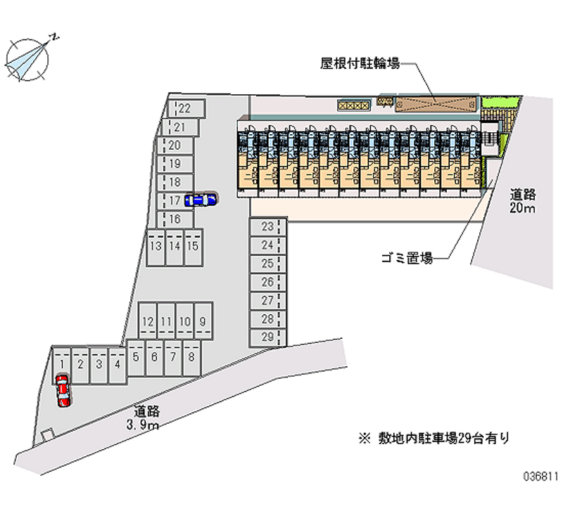 36811月租停车场