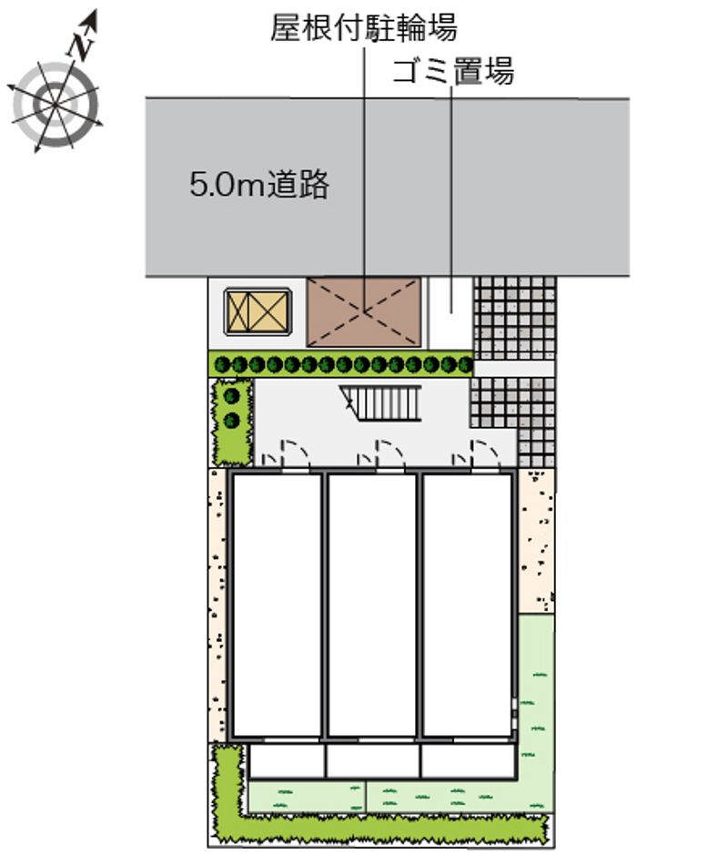 クレイノ西与野 配置図