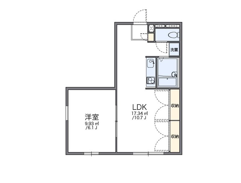 レオパレスロワール 間取図