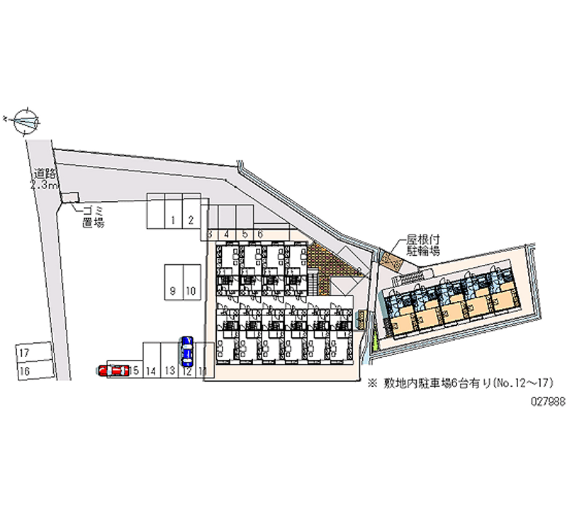 レオパレスフィオーレⅡ 共用部分