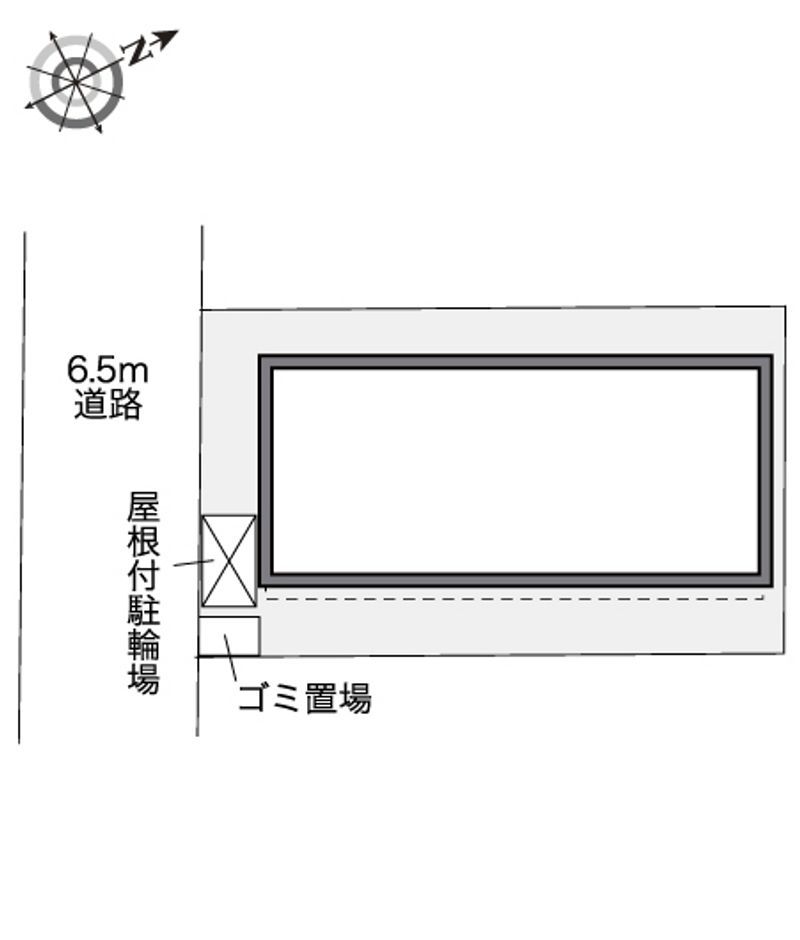 レオパレスＦＵＪＩＧＡＯＫＡ 配置図