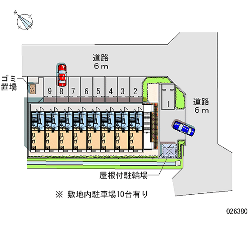 レオパレスＹＡＣ 月極駐車場