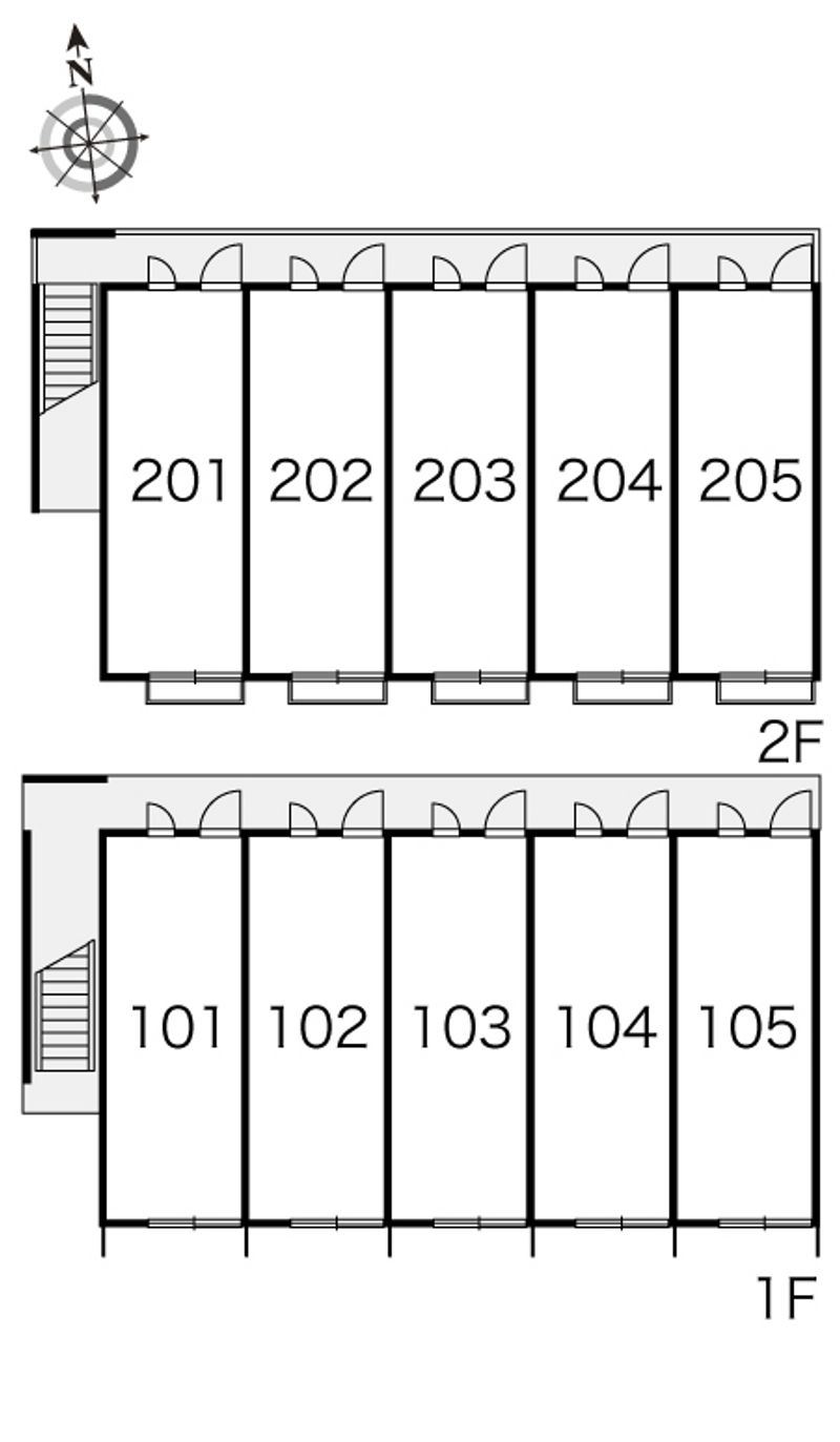 レオパレスメゾン秀 間取り配置図