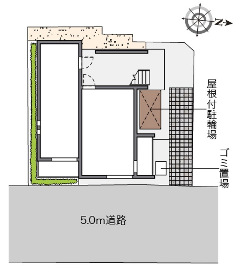 クレイノル　ソレイユ新高円寺 配置図