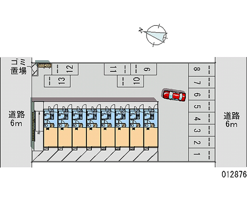 12876月租停車場