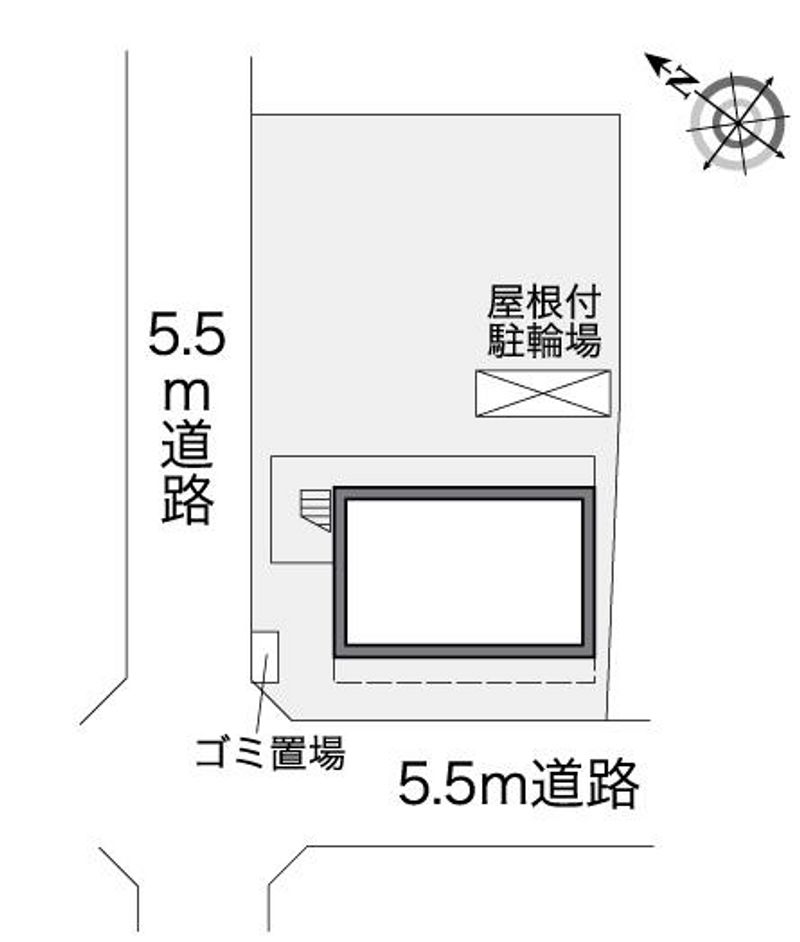 レオパレスあけぼの 配置図