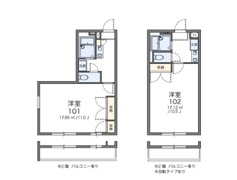 レオパレス潤 間取図