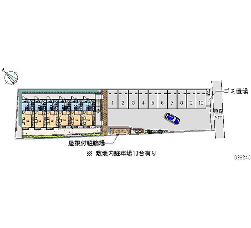 28240 bãi đậu xe hàng tháng