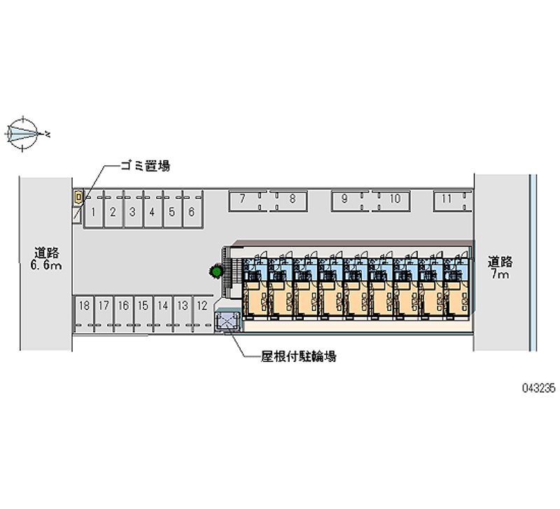 43235月租停車場